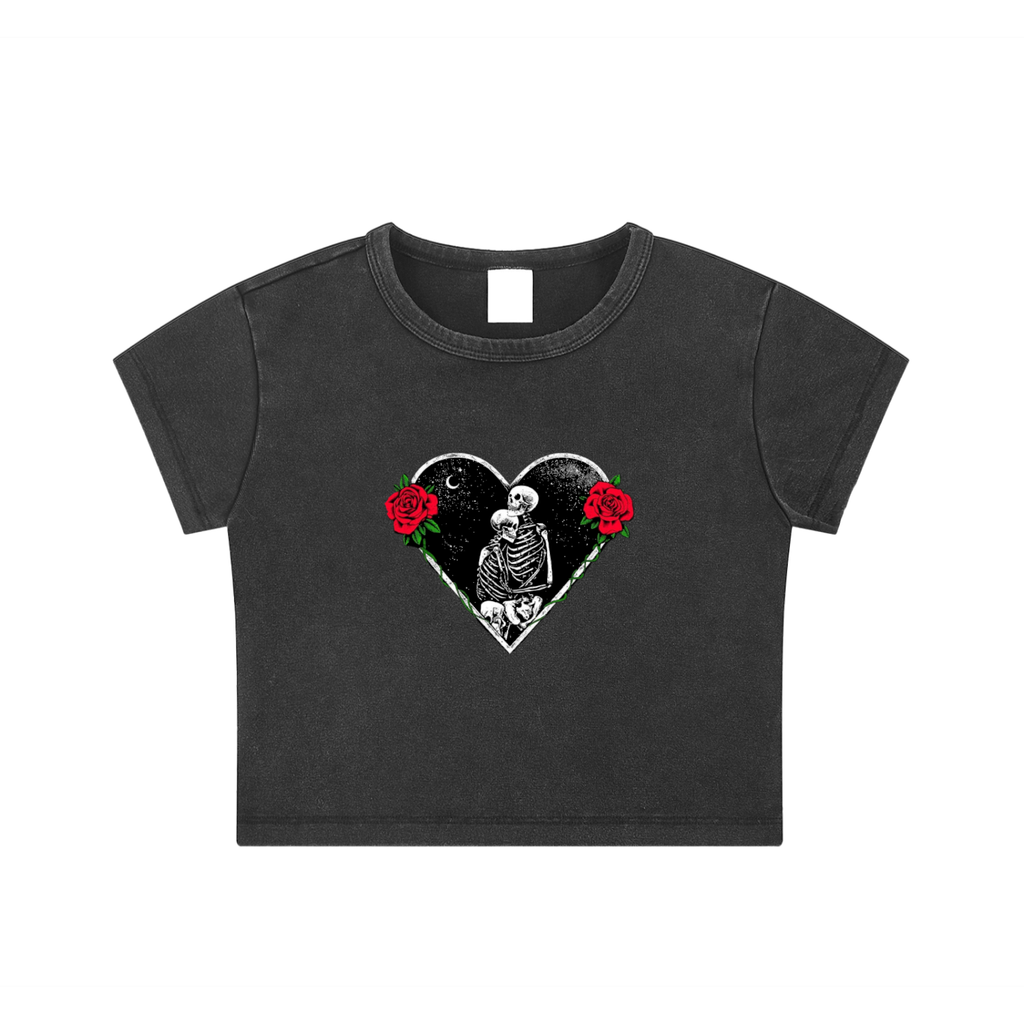 Snow Washed Crop Top