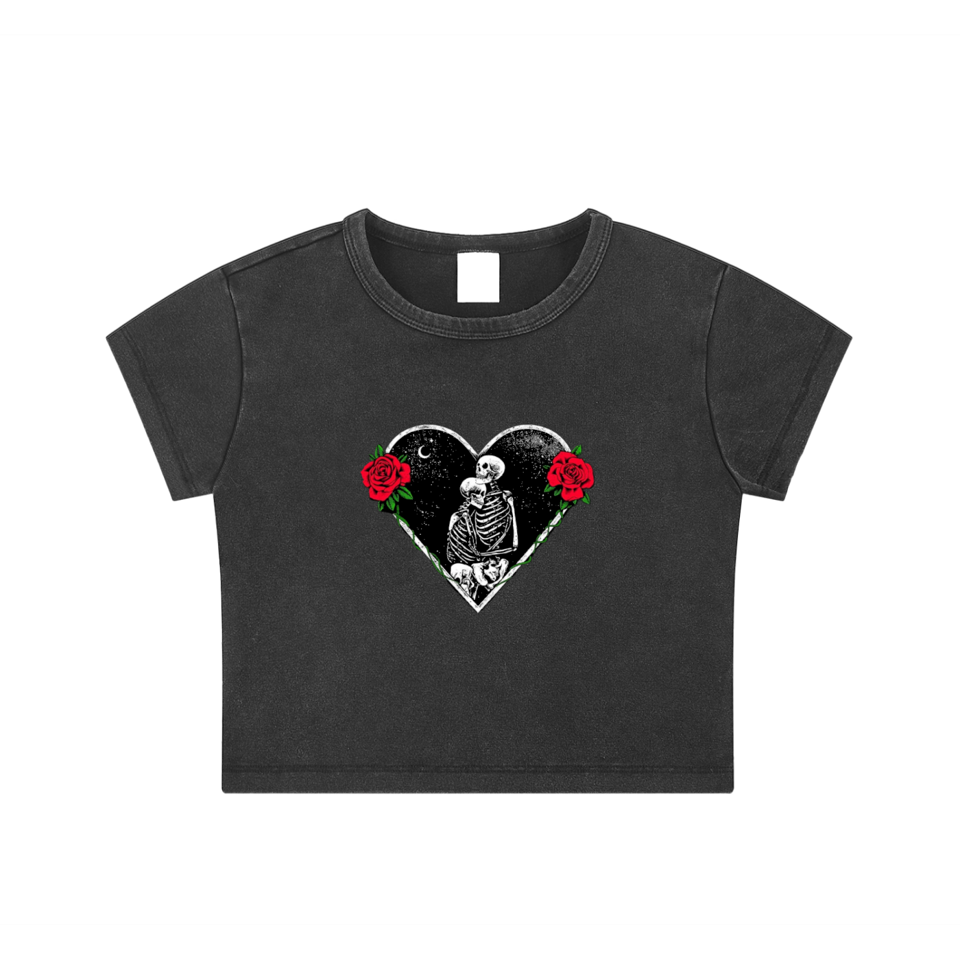 Snow Washed Crop Top