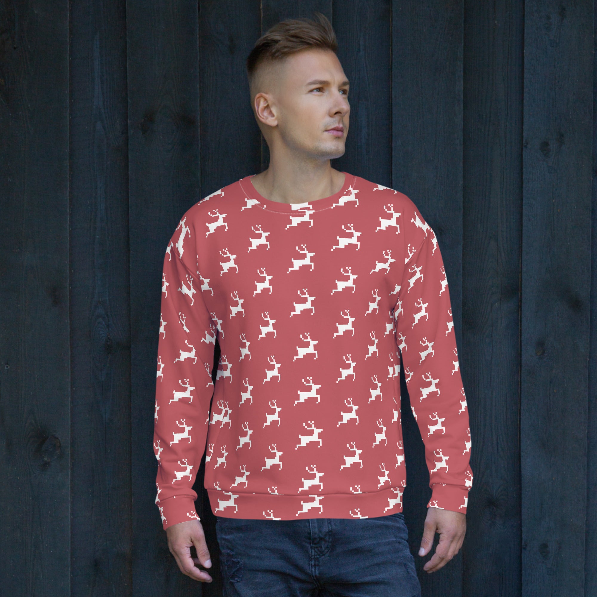 Unisex Reindeer Christmas sweater