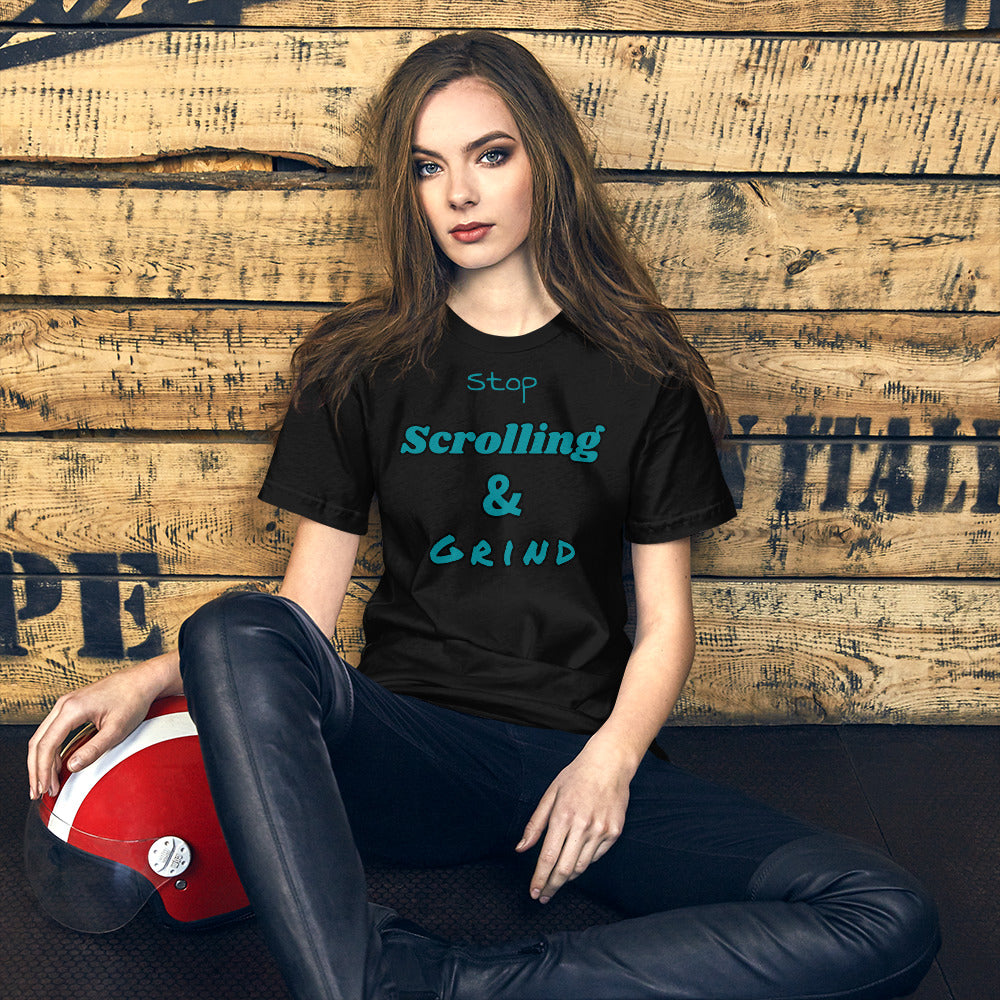 Short-Sleeve Unisex T-Shirt Stop Scrolling