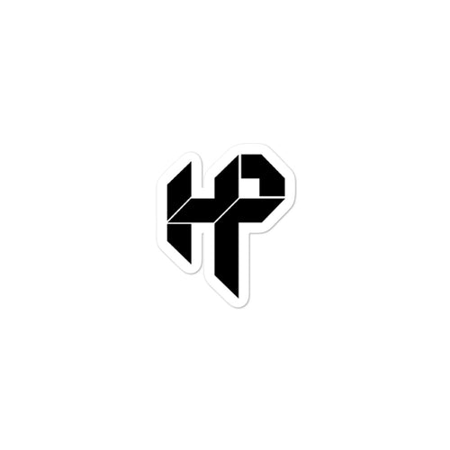 Bubble-free stickers HP Logo