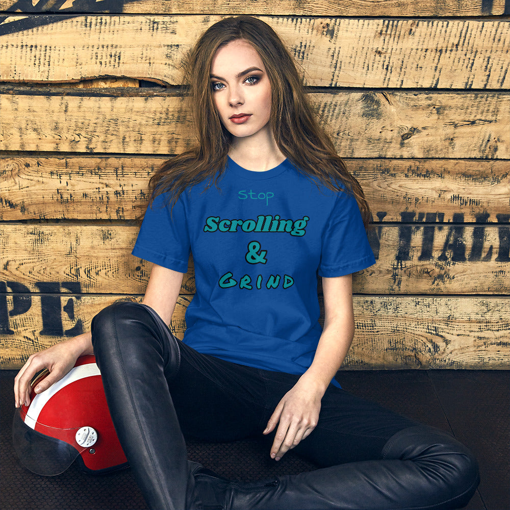 Short-Sleeve Unisex T-Shirt Stop Scrolling