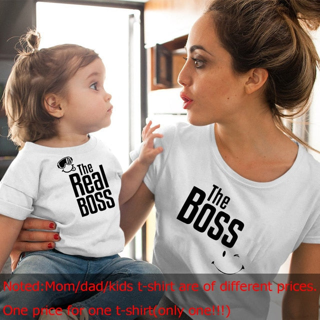 Family Tshirts Boys Girls Mom Mother Mommy and Daughter Son Family T-shirt Family Look Matching T-shirt Mommy Mom and Me Clothes