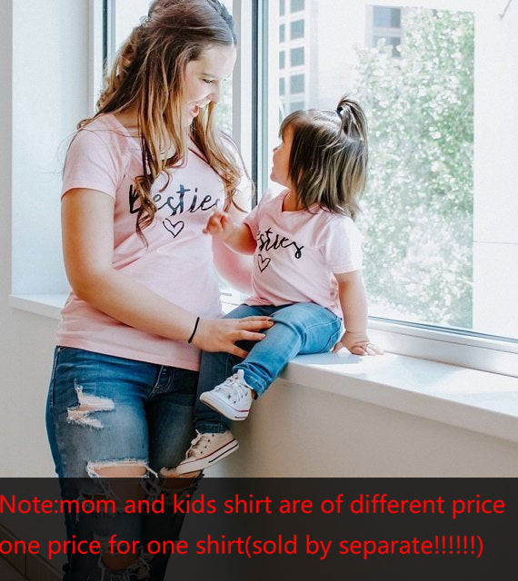 Family Tshirts Boys Girls Mom Mother Mommy and Daughter Son Family T-shirt Family Look Matching T-shirt Mommy Mom and Me Clothes