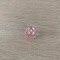 10PCS/Lot Dice Set 10 Colors  High Quality Acrylic 6 Sided Transparent Dice  For Club/Party/Family Games 14mm